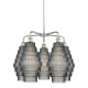 A thumbnail of the Innovations Lighting 516-5CR-23-26 Cascade Chandelier Polished Chrome / Smoked