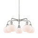 A thumbnail of the Innovations Lighting 516-5CR-14-25 Fenton Chandelier Polished Chrome / Matte White