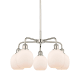 A thumbnail of the Innovations Lighting 516-5CR-15-24 Belfast Chandelier Polished Nickel / Matte White