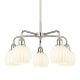 A thumbnail of the Innovations Lighting 516-5C-14-24-White Venetian-Indoor Chandelier Polished Nickel / White Venetian