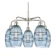 A thumbnail of the Innovations Lighting 516-5CR-14-24 Vaz Chandelier Polished Nickel / Blue