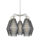 A thumbnail of the Innovations Lighting 516-5CR-23-26 Cascade Chandelier Polished Nickel / Smoked