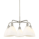 A thumbnail of the Innovations Lighting 516-5CR-16-26 Bristol Glass Chandelier Polished Nickel / Matte White