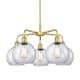 A thumbnail of the Innovations Lighting 516-5CR-16-26 Athens Chandelier Satin Gold / Clear