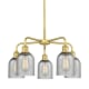 A thumbnail of the Innovations Lighting 516-5CR-15-23 Caledonia Chandelier Satin Gold / Charcoal