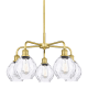 A thumbnail of the Innovations Lighting 516-5CR-15-24 Waverly Chandelier Satin Gold / Clear