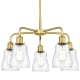 A thumbnail of the Innovations Lighting 516-5CR-15-23 Ellery Chandelier Satin Gold / Clear