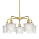 A thumbnail of the Innovations Lighting 516-5CR-15-25 Niagra Chandelier Satin Gold / Clear