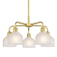 A thumbnail of the Innovations Lighting 516-5CR-15-24 Dayton Chandelier Satin Gold / White