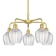 A thumbnail of the Innovations Lighting 516-5CR-15-24 Norfolk Chandelier Satin Gold / Clear