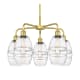 A thumbnail of the Innovations Lighting 516-5CR-14-24 Vaz Chandelier Satin Gold / Clear