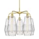 A thumbnail of the Innovations Lighting 516-5CR-22-25 Windham Chandelier Satin Gold / Seedy