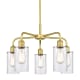A thumbnail of the Innovations Lighting 516-5CR-15-22 Clymer Chandelier Satin Gold / Clear