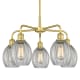 A thumbnail of the Innovations Lighting 516-5CR-16-24 Eaton Chandelier Satin Gold / Clear