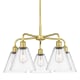 A thumbnail of the Innovations Lighting 516-5CR-16-26 Berkshire Chandelier Satin Gold / Clear