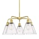 A thumbnail of the Innovations Lighting 516-5CR-16-26 Berkshire Chandelier Satin Gold / Seedy
