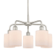 A thumbnail of the Innovations Lighting 516-5CR-15-23 Cobbleskill Chandelier Satin Nickel / Matte White