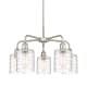 A thumbnail of the Innovations Lighting 516-5CR-15-23 Cobbleskill Chandelier Satin Nickel / Deco Swirl