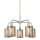 A thumbnail of the Innovations Lighting 516-5CR-15-23 Cobbleskill Chandelier Satin Nickel / Mercury