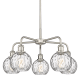 A thumbnail of the Innovations Lighting 516-5CR-15-24 Athens Water Glass Chandelier Satin Nickel / Clear Water Glass