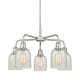 A thumbnail of the Innovations Lighting 516-5CR-15-23 Caledonia Chandelier Satin Nickel / Mouchette