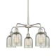 A thumbnail of the Innovations Lighting 516-5CR-15-23 Caledonia Chandelier Satin Nickel / Mica