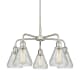 A thumbnail of the Innovations Lighting 516-5CR-15-24 Conesus Chandelier Satin Nickel / Clear Crackle