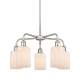 A thumbnail of the Innovations Lighting 516-5CR-15-23 Hadley Chandelier Satin Nickel / Matte White