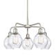 A thumbnail of the Innovations Lighting 516-5CR-15-24 Waverly Chandelier Satin Nickel / Clear