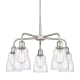 A thumbnail of the Innovations Lighting 516-5CR-15-23 Ellery Chandelier Satin Nickel / Clear