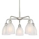 A thumbnail of the Innovations Lighting 516-5CR-15-24 Brookfield Chandelier Satin Nickel / White