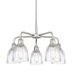 A thumbnail of the Innovations Lighting 516-5CR-15-24 Brookfield Chandelier Satin Nickel / Clear