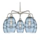 A thumbnail of the Innovations Lighting 516-5CR-14-24 Vaz Chandelier Satin Nickel / Blue