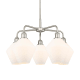 A thumbnail of the Innovations Lighting 516-5CR-17-26 Cindyrella Chandelier Satin Nickel / Cased Matte White