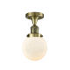 A thumbnail of the Innovations Lighting 517-1CH-6 Beacon Antique Brass / Matte White Cased