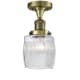 A thumbnail of the Innovations Lighting 517-1CH Colton Antique Brass / Clear Halophane