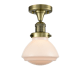 A thumbnail of the Innovations Lighting 517-1CH Olean Antique Brass / Matte White