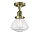 A thumbnail of the Innovations Lighting 517-1CH Olean Antique Brass / Seedy