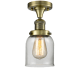 A thumbnail of the Innovations Lighting 517-1CH / Small Bell Antique Brass / Clear