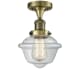 A thumbnail of the Innovations Lighting 517-1CH Small Oxford Antique Brass / Clear