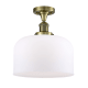 A thumbnail of the Innovations Lighting 517 X-Large Bell Antique Brass / Matte White
