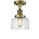 A thumbnail of the Innovations Lighting 517-1CH / Large Bell Antique Brass / Clear