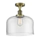 A thumbnail of the Innovations Lighting 517 X-Large Bell Antique Brass / Clear