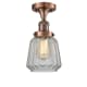 A thumbnail of the Innovations Lighting 517-1CH Chatham Antique Copper / Clear Fluted