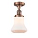 A thumbnail of the Innovations Lighting 517-1CH Bellmont Antique Copper / Matte White