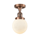 A thumbnail of the Innovations Lighting 517-1CH-6 Beacon Antique Copper / Matte White Cased