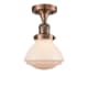 A thumbnail of the Innovations Lighting 517-1CH Olean Antique Copper / Matte White