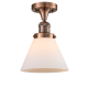 A thumbnail of the Innovations Lighting 517-1CH Large Cone Antique Copper / Matte White Cased