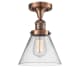 A thumbnail of the Innovations Lighting 517-1CH Large Cone Antique Copper / Clear
