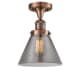 A thumbnail of the Innovations Lighting 517-1CH Large Cone Antique Copper / Smoked